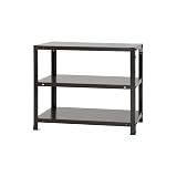 スチールラックのキタジマ スマートラック NSTR-147 幅70×奥行45×高さ60cm 3段 ブラック 40kg/段