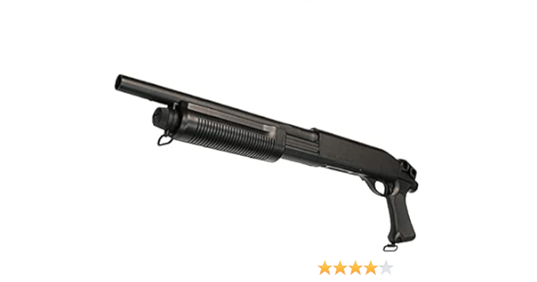 Amazon Co Jp Cyma ショットガン フルメタルエアコッキング M870 ショートピストルグリップ 3バレル マルイ汎用 Bk ブラック Cm351m Bk ホビー