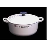 ル・クルーゼ （Le Creuset） 両手鍋 ココット・ロンド 22cm ホワイト