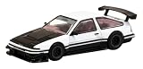 TARMACWORKS 1/64 Toyota Sprinter Trueno AE86 Widebody by Jon Sibal White/Black 完成品 T64G-060-WB