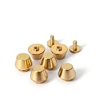 底鋲 真鍮 6個 バッグ 底板 金具パーツ ネジ式 台形型 バッグ カバン 修理 レザークラフト DIY ハンドメイド パーツ アクセサリーパーツ ハンドメイド 手芸DIY材料