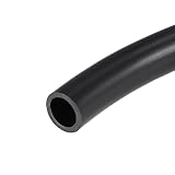 uxcell 潤滑油ホース ゴム ウォーターホースチューブ ブラック 内径15 mm 外径20 mm 全長1 M