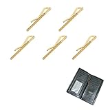 マネークリップ 札ばさみ (5個入り) ウォレットクリップ 長さ85mm スプリングクリップ 交換用クリップ 財布 ホルダー 金具 パーツ現金/紙幣ホルダー 金具の交換 修理