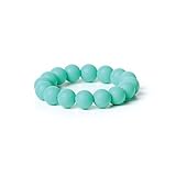 Nixi Tondo Teething Bracelet, Turquoise by Bumkins [並行輸入品]