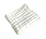 TotMart Muslin Washcloth, 3 Pack, White by TotMart