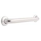 Franklin Brass 5618BS 1-1/2-Inch x 18-Inch Concealed Mount Safety Bath and Shower Grab Bar, Bright S
