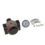 B Baosity 全5サイズ　エアフィルター レギュレーター　ウォーターセパレーター　圧力計　バルブ　 - UR-06