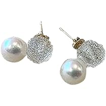 HARIO Lampwork Factory ピアス スノーパール K10 HARIO Lampwork Factory ハリオ ピアス スノーパール K10 パール