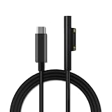 Tatsusen Surface用 充電ケーブル USB-C 充電器 Type-C PD急速充電 15V/3A 45W アダプター Microsoft Surface Pro 3/4/5/6/7/Laptop/Book/Goに対応 1.5m