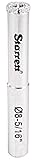 Starrett KD0008-N High Performance Diamond Tile Drill Hole Saw, 5/16' Diameter, 1' Cutting Depth, Si