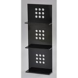 WALL シェルフT KB-4 ブラック 幅30×奥行11.6×高さ80cm