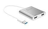 j5 create JUA365 USB3.0 to 4K HDMI＆2K HDMIデュアルディスプレイアダプター