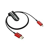 Alvin's Cables 8K 2.1 HDMIケーブル Micro-HDMI - HDMIケーブル 超薄型 48Gbps 高速 Atomos-Ninja-V 4K-60Pレコード for Canon-R5C|R5|R6用 for Sony a7R a7 IV カメラ 70cm