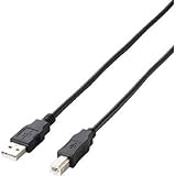 エレコム:エレコム EURoHS指令準拠エコUSB2.0ケーブル1mブラック U2C-JB10BK 型式:U2C-JB10BK