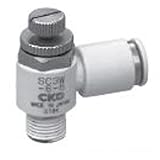CKD スピコン エルボタイプワンタッチ継手付 幅×高さ:37.2×51.2mm （SC3W-8-8）