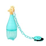 B Blesiya 全2色　幼児　赤ちゃん用　食品級シリコン製　　離乳食フィーダー　おしゃぶりフィーダ　おしゃぶりホルダー - 緑