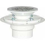PVC Pan Shower Drain Stainless Steel Strainer-SOLV PVC SHOWER DRAIN (並行輸入品)