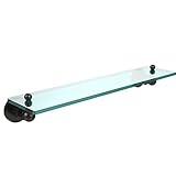 Allied Brass AP-1/22-ORB 22-Inch by 5-Inch Single Glass Shelf by Allied Brass