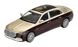 MINI GT 1/64 メルセデス マイバッハ S680 ゴールド/ダークレッドメタリック (左ハンドル) 完成品 MGT00962-L