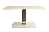 大川家具 東馬 クアトロ ダイニング昇降テーブル ホワイト