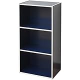 山善(YAMAZEN) 3段カラーボックス ネイビー GCB-3(NV/WH)