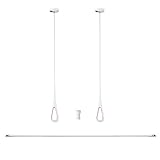 Kanaoni ナスタ nasta エアフープ ランドリーポール WR 伸縮1.7ｍから3.0ｍ エアドット【セット販売】NRP020-WR 2本 + NRP003-30P-R 1本+ NRP022-