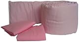 Baby Doll Bedding Regal Pique Grandmas Mini Crib/ Port-a-Crib Package, Pink by BabyDoll Bedding