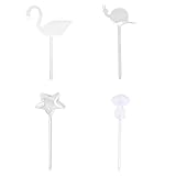 Flameer 自動給水器　4個　ガラス　鉢植え　プランター　旅行　出張　操作簡単　便利グッズ