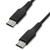 アイリスオーヤマ USB type C ケーブル ブラック type C/type C 5V 3A 15W 長さ2m ICCC-A20-B