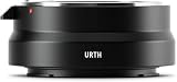Urth マウントアダプター (Nikon Fレンズ → Canon RFカメラマウント 変換) カメラ用アダプター マウント変換 (手動/マニュアル/反射防止)