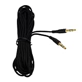 1pcs 2M/3M/5M ステレオ オーディオステレオケーブル 12フィート3.5 mmオス-オスAux 補助 ケーブル 金メッキ 3.5mm オーディオ ジャック 3.5mmステレオミニプラグ オスーオス延長ケーブルコード 耐久性 オーディオケーブル ステレオ 3.5mm オス-オス ヘッドホン ミニプラグ 車載/PC iPod MP3/PM4/ヘッドホン対応 (3M)