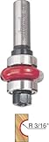 Freud 99-030 3/8-Inch Fluting Router Bit with Double Ball Bearing with 1/2-Inch Shank by Freud