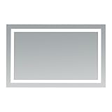 Ove Decors Jovian LEDバスルームミラー 43" x 28" シルバー 29VMR-DL5243-000GA 1