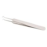 Asentech ピンセット 精密 11.6cm シルバー 3個セット