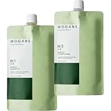 MOGANS (モーガンズ) 白樹 (はくじゅ) アミノ酸シャンプー & コンディショナー 詰め替え セット 各250mL (ノンシリコン/無添加/ボリュームアップ/アロマシャンプー)