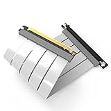 LINKUP - AVA PCIe 4.0 Gen 4 x16 ライザーケーブル - RTX 4090 RX7900 対応 - ゲームのパフォーマンスを飛躍的に向上させよう - 90度ブラック (30 cm)