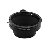 Toileum PK67-EOS EFマウントアダプターリング Pentax 67 67II 6x7マウントレンズに対応 キヤノン EOS EF EF-Sマウントカメラボディーに対応 5D3 5D2 6D 5D 7D 70D 60D 50Dカメラ用アダプターリング 無限遠実現 マニュアルフォーカスレンズアダプターリング(PK67-EOS EF)