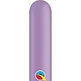 Qualatex ★260Q★ファッションカラー（単色）約100入　スプリングライラック　【風船　バルーン】【マジックバルーン】 【ペンシルバルーン】【ツイストバルーン】【バルーンアート】【縁日】【お祭り】