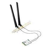W-LOVNEST BE200NGW WIFI7 ワイヤレス WiFi カード 互換 5.4 ネットワーク アダプタ 2.4G/5G/6GHz 5.8Gbps 高速 8774Mbps 2.4G/5G/6GHz BE200NGW WIFI7 ワイヤレス WiFi カード 互換 5.4 ネットワーク