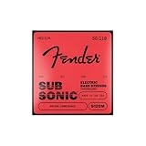 Fender フェンダー エレキベース弦 SubSonic™ 9120M Bass Strings, Nylon Tapewound, Longe Scale, Gauges .058-.110, (4)
