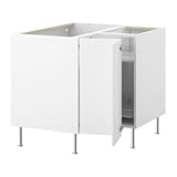 IKEA(イケア) FAKTUM アブストラクト ホワイト 29862404 コーナーベースキャビネット、アブストラクト ホワイト