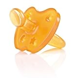 Hevea Star & Moon Orthodontic Pacifier (Large - Toddler) by Hevea [並行輸入品]