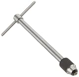 Starrett 93D T-Handle Tap Wrench, 1/16 - 3/16 Tap Size, 1/16 - 5/32 Square Shank Diameter, 6 Body Le