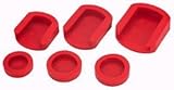 Jaw Pads for 3 4 6 C-Clamps (2 Pair of Each) [並行輸入品]