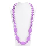 Consider It Maid Silicone Teething Necklace for Mom to Wear - FREE E-BOOK - BPA FREE and FDA Approve