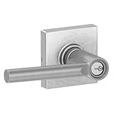 Schlage j54-brw-col Brentwood Single円柱KeyedエントリドアレバーSet with De、サテンクローム