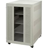 SDS NetCabi Light NCL-6105 ネットワークキャビネット 小型19インチサーバーラック 高さ1000mm 奥行550mm スチール製 エスディエス ネットキャビライト