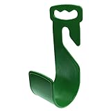 Flameer 高品質　ホースホルダー　パイプ ハンガー　ブラケット　25/50/75/100フィート適用　フレキシブル　ABSプラスチック　ガーデン ホーム　全5色選択　 - 緑