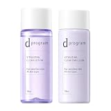 dプログラム 化粧水 乳液 バイタライジング&クリア セット EX 18mL+18mL 医薬部外品 トライアル ・ 旅行用 ミルク・ローション状 デリケート 保湿 肌荒れ予防 美肌菌に着目 無香料 d program
