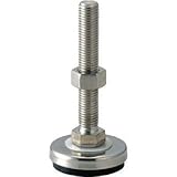 スガツネ工業:スガツネ工業 ステンレス鋼製アジャスター クロロプレンゴム M8×60 ADWS40-8-60 型式:ADWS40-8-60